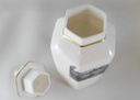 [45813270] Deckelvase mit Landschaftsmotiv und Goldrand 13,3 cm Royal Worcester gebraucht - sehr gut Bild 3