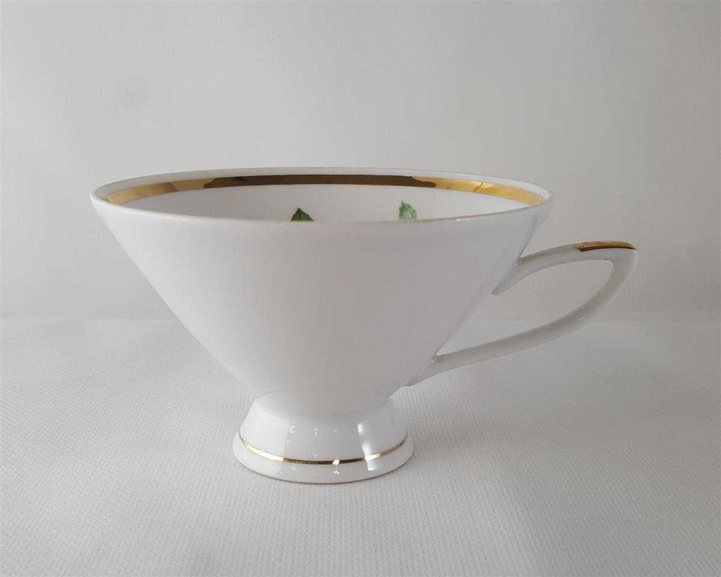 [45813281] Kaffeegedeck Goldrand 3tlg Winterling Röslau Blumendekor Blumen gebraucht - gut Bild 10