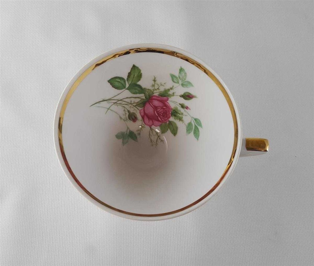 [45813281] Kaffeegedeck Goldrand 3tlg Winterling Röslau Blumendekor Blumen gebraucht - gut Bild 11
