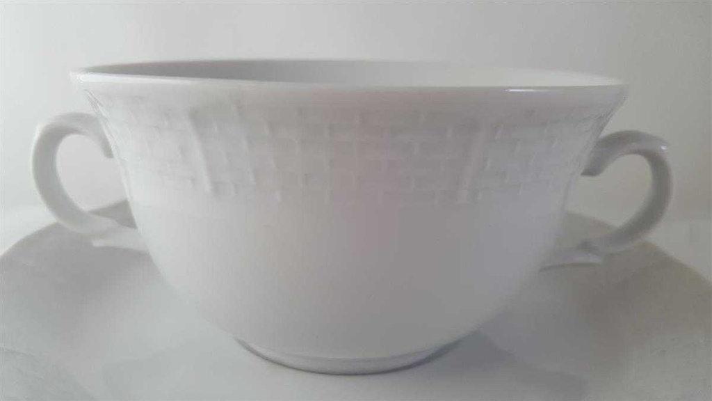 [45813282] Suppentasse mit Untertasse Thun Czech Republic Weiß gebraucht - sehr gut Bild 3