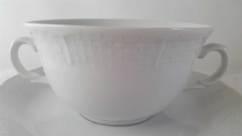 [45813282] Suppentasse mit Untertasse Thun Czech Republic Weiß gebraucht - sehr gut Bild 4
