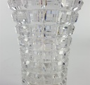 [458132850] Vase Blumenvase Tischvase Kristall geometrisch geschliffen H 15,5 cm Bild 5