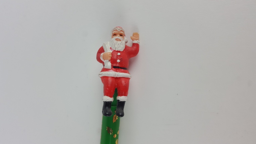 [458132873] Figur Kugelschreiber 30 cm Sony Creative Products Nicolausfigur Weihnachtsmann gebraucht - gut Bild 2