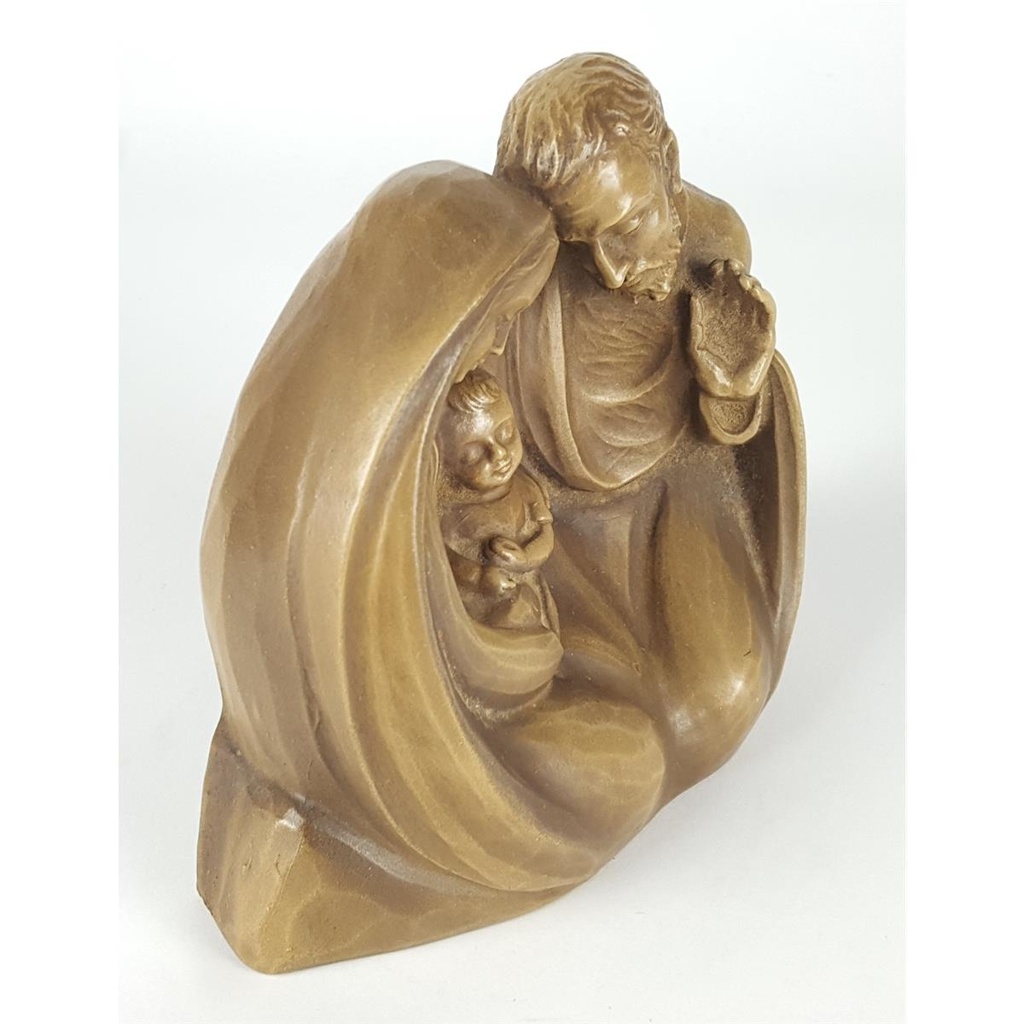[458132875] Maria und Josef mit Kind Relief Skulptur Heiligenfigur Kunststoff H 13,4 cm Bild 2