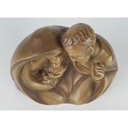 [458132875] Maria und Josef mit Kind Relief Skulptur Heiligenfigur Kunststoff H 13,4 cm Bild 5