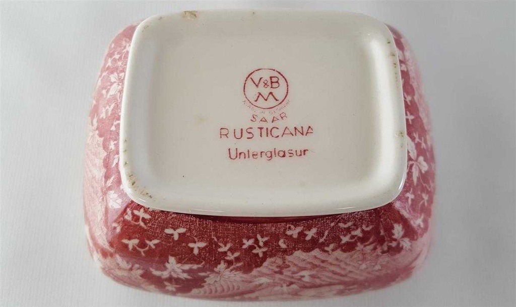 [45813288] Zuckerdose Villeroy & Boch Rusticana Rot Bild 5