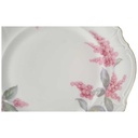 [45813292] Kuchenteller Dessertteller Frühstücksteller Goldrand 21 cm Hutschenreuther Paul Müller Blumendekor Blumen gebraucht - gut Bild 2