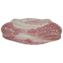 [458132943] Speiseplatte Steakplatte 26,3x22 cm Johnson Bros Olde English Countryside Rot gebraucht - gut Bild 2