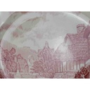 [458132943] Speiseplatte Steakplatte 26,3x22 cm Johnson Bros Olde English Countryside Rot gebraucht - gut Bild 4