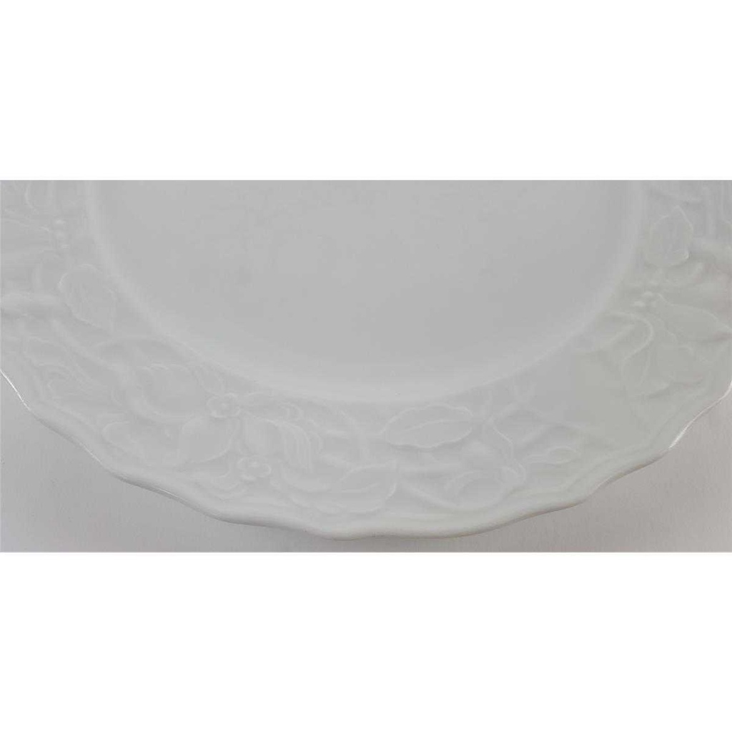 [458132950] Speiseteller Essteller 24,5 cm Mitterteich Princess Weiß gebraucht - akzeptabel Bild 3