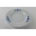 [458132952] Suppenteller 22,7 cm Mitterteich blau Rosen gebraucht - gut Bild 3