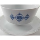 [458132954] Sauciere 1tlg Mitterteich blau Rosen gebraucht - sehr gut Bild 3