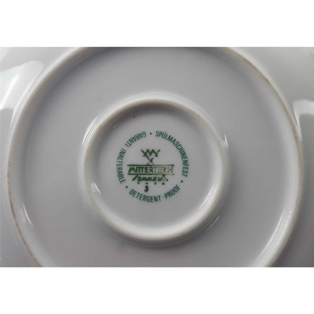 [458132954] Sauciere 1tlg Mitterteich blau Rosen gebraucht - sehr gut Bild 4