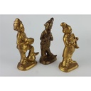 [2118979] 3er Set Messing Figuren Clown Musiker 3 tlg. H 15,5 cm Bild 2