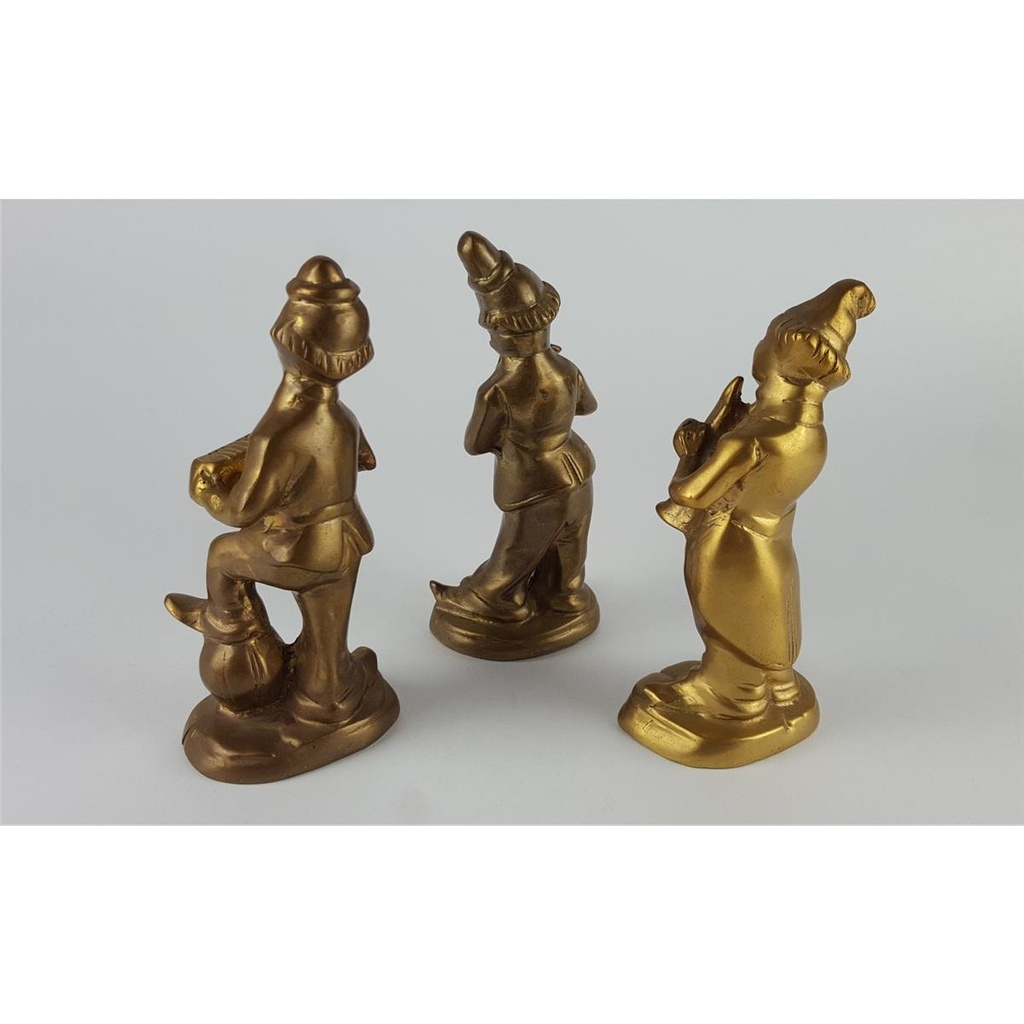 [2118979] 3er Set Messing Figuren Clown Musiker 3 tlg. H 15,5 cm Bild 4