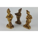 [2118979] 3er Set Messing Figuren Clown Musiker 3 tlg. H 15,5 cm Bild 5