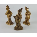 [2118979] 3er Set Messing Figuren Clown Musiker 3 tlg. H 15,5 cm Bild 6