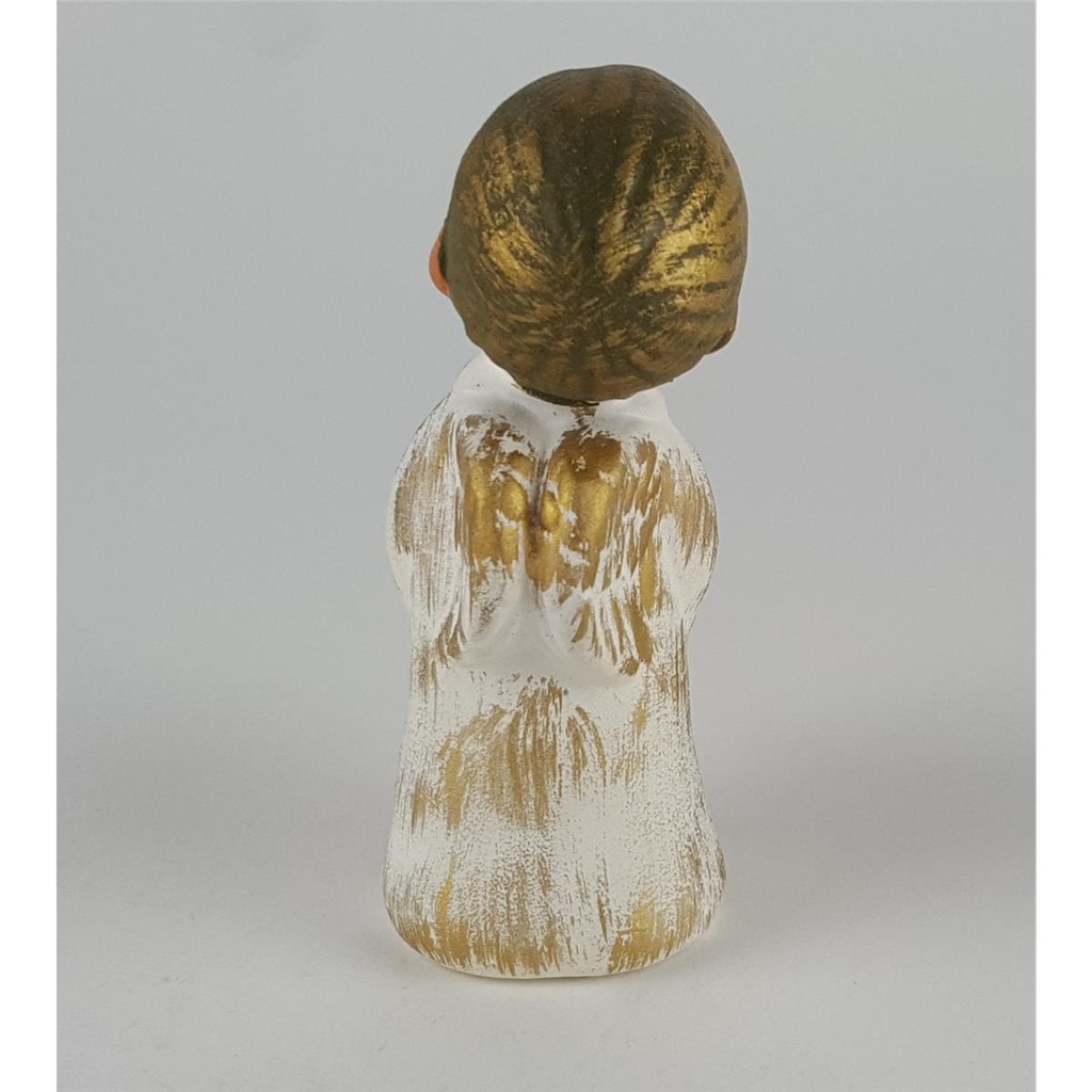 [458132969] Singende Engel Figur Kerzenhalter Keramik Weihnachten H 9 cm Bild 3