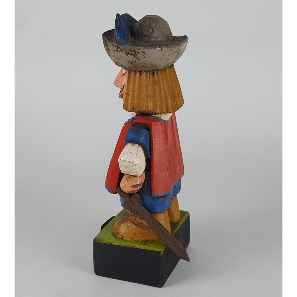 [458132995] Holz Figur Musketier Handarbeit H 27,2 cm Bild 5