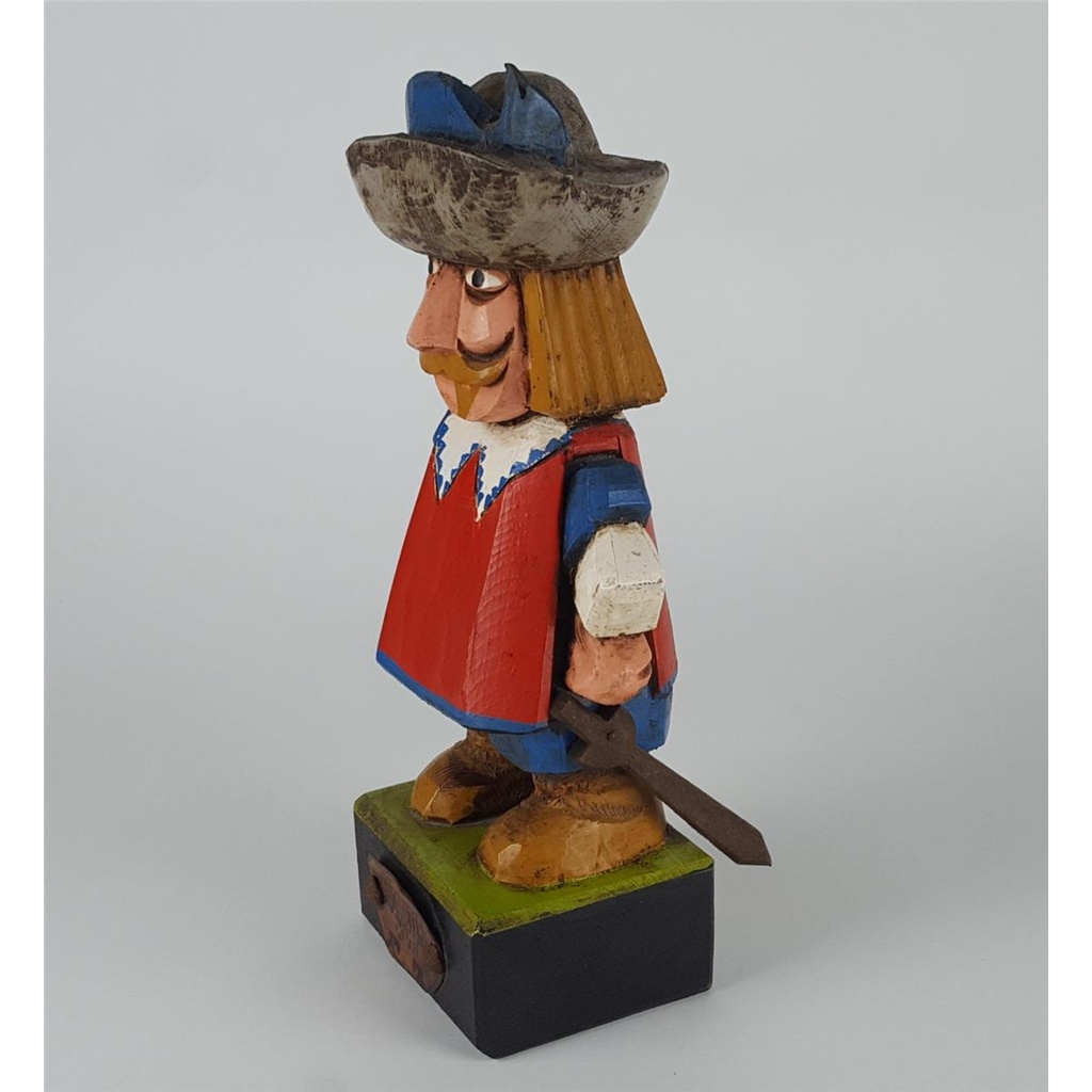 [458132995] Holz Figur Musketier Handarbeit H 27,2 cm Bild 6
