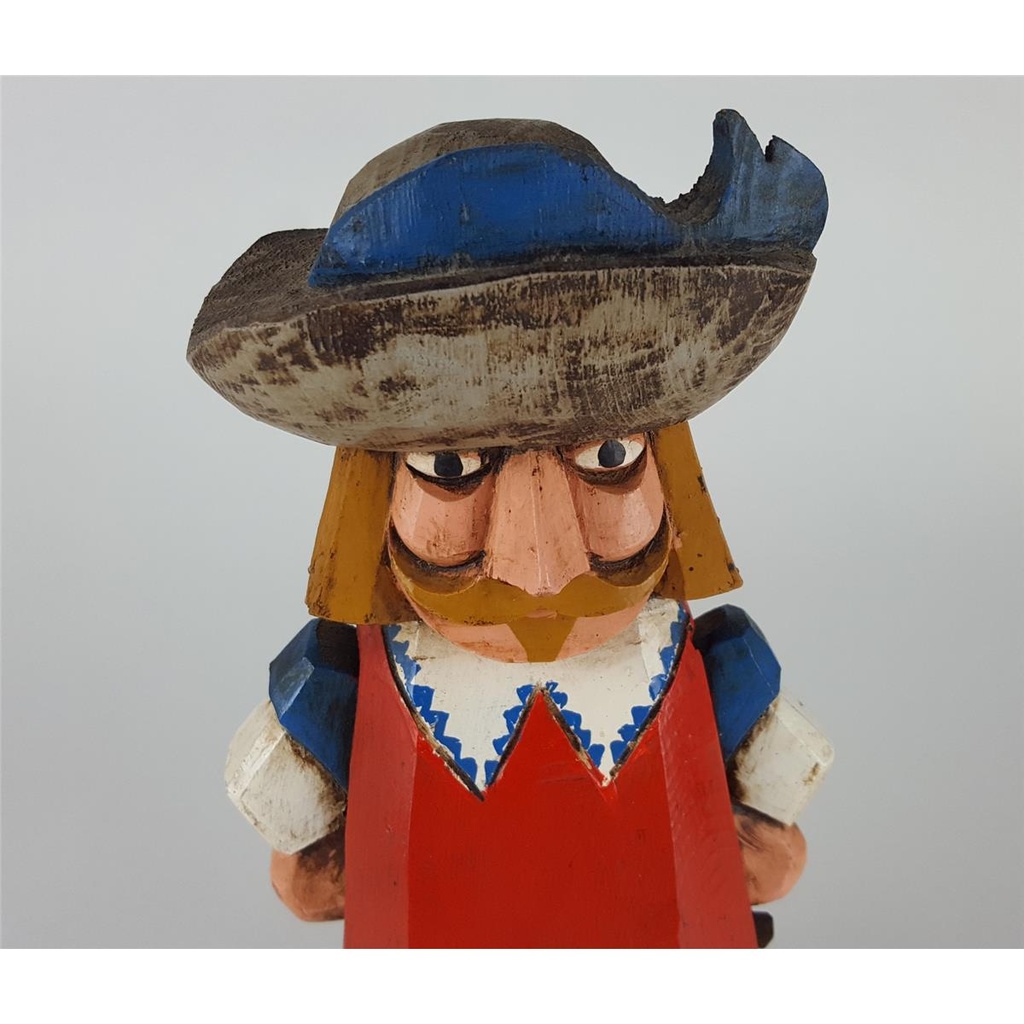 [458132995] Holz Figur Musketier Handarbeit H 27,2 cm Bild 7