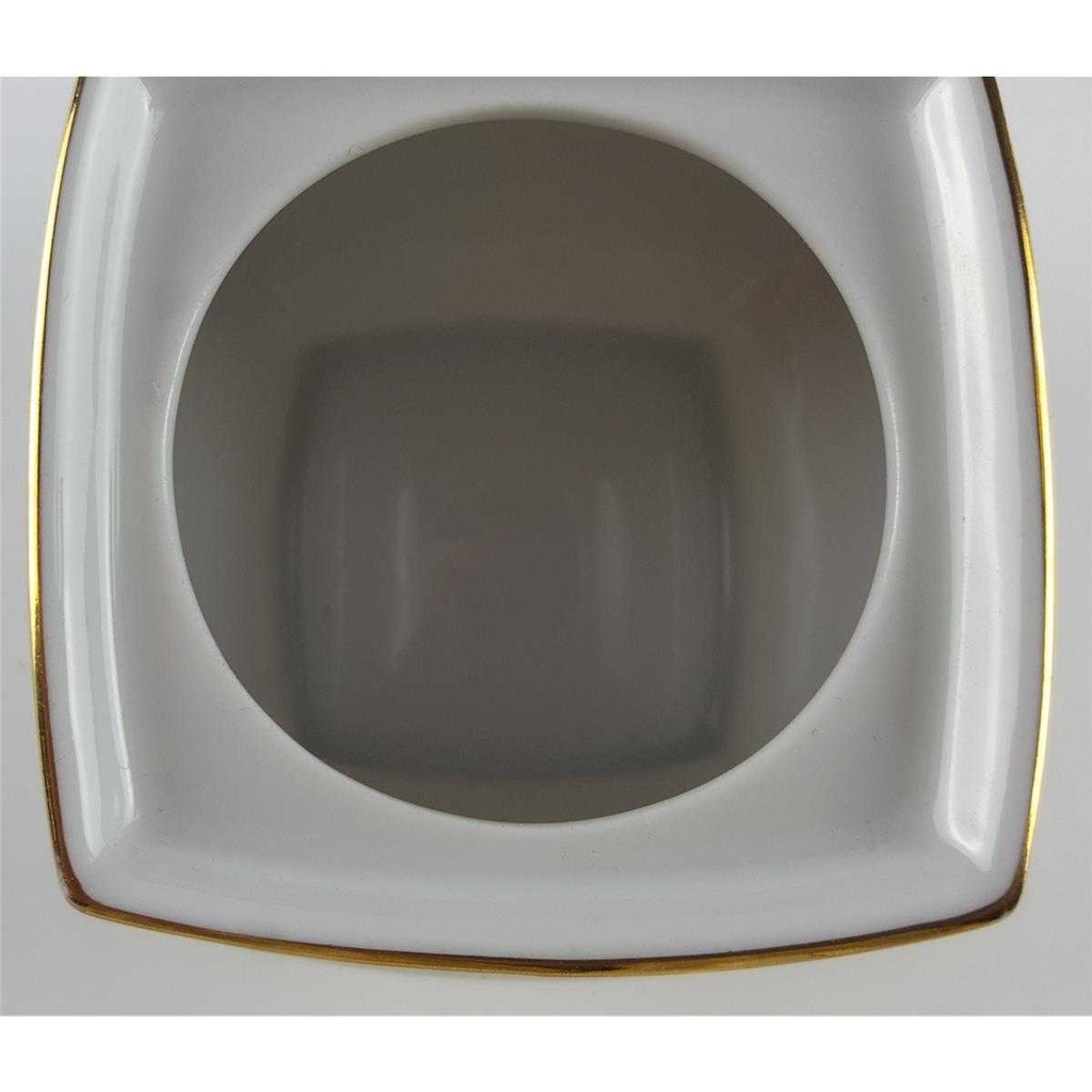 [458133000] Zuckerdose Golddekor Winterling Marktleuthen Weiß gebraucht - gut Bild 5