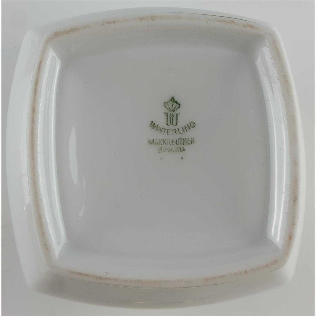 [458133000] Zuckerdose Golddekor Winterling Marktleuthen Weiß gebraucht - gut Bild 6