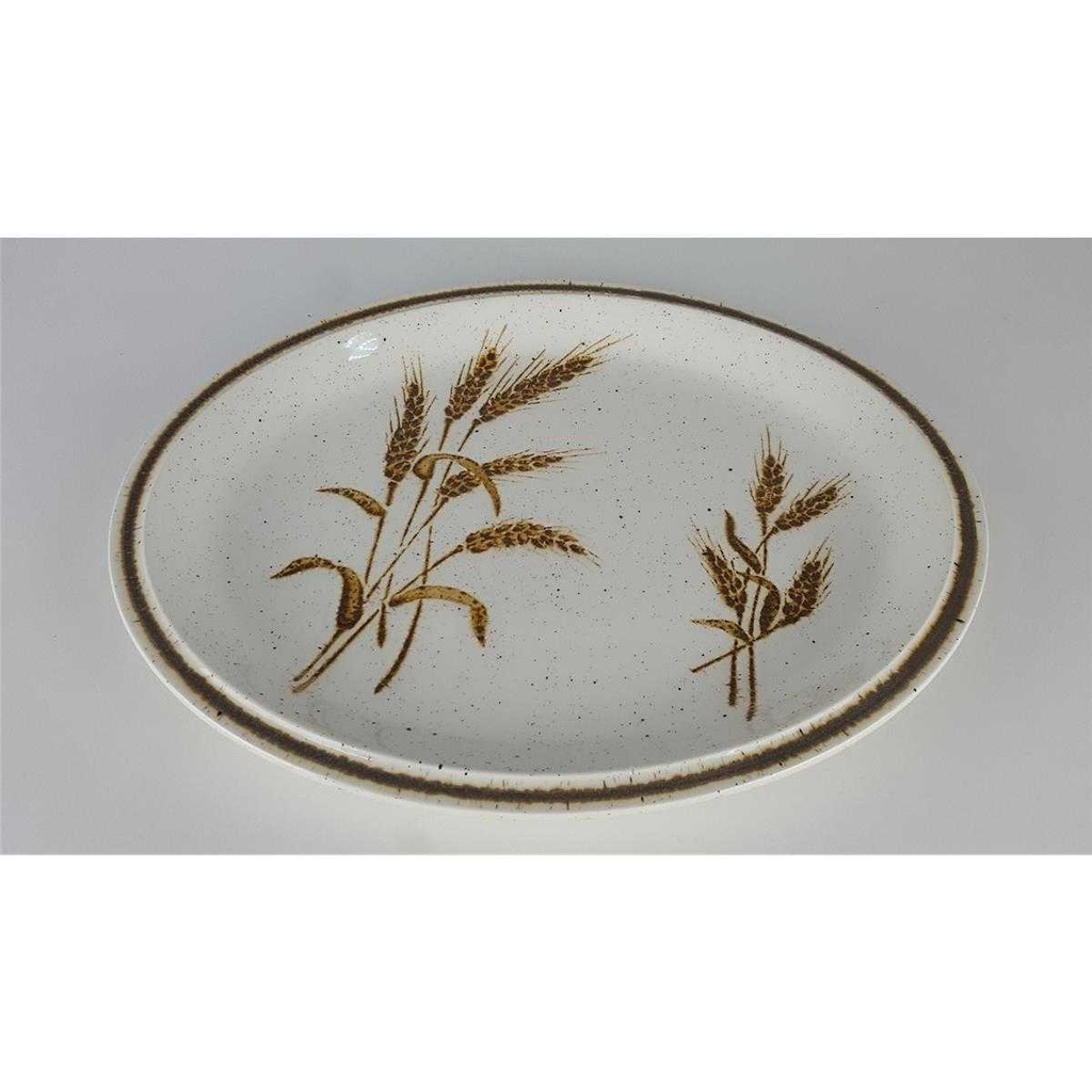 [458133011] Servierplatte Fleischplatte 29,4x23,9 cm Royal Tudor Wheat gebraucht - gut Bild 3
