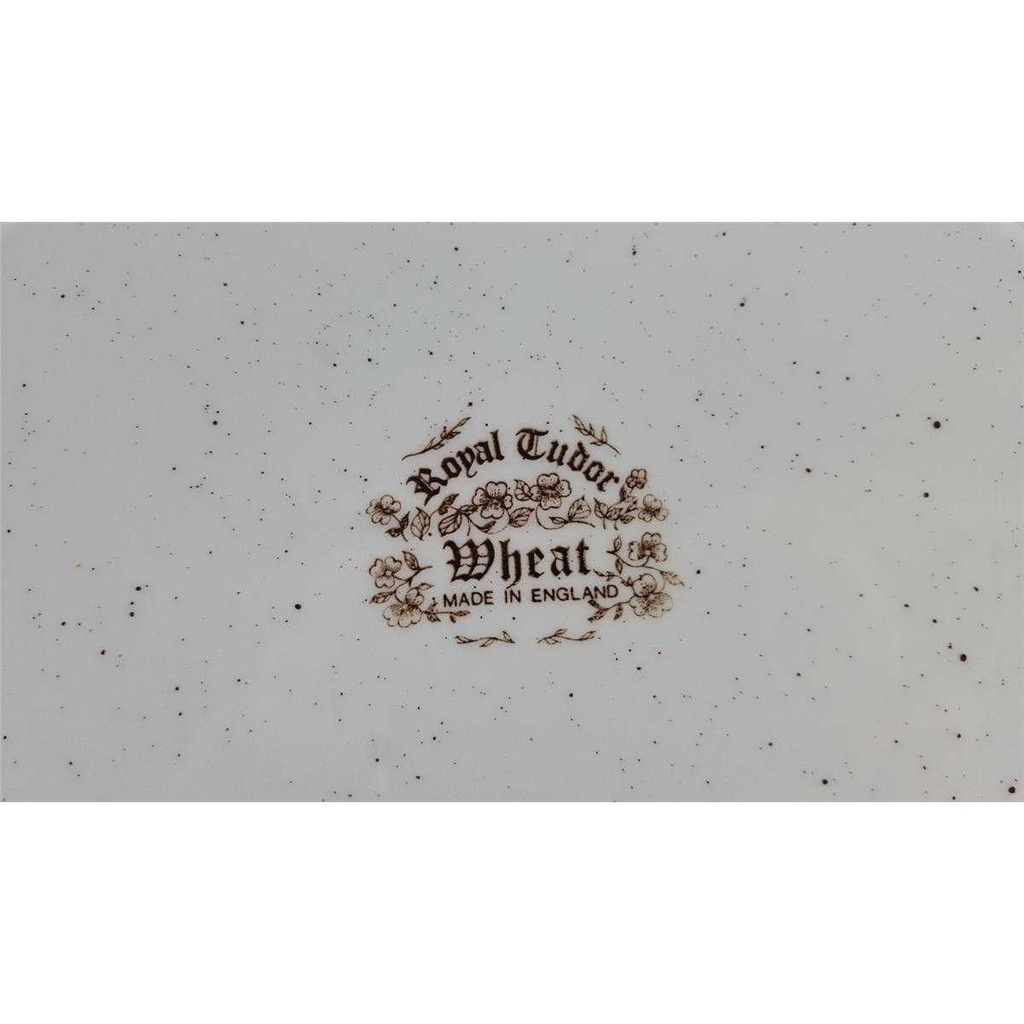 [458133011] Servierplatte Fleischplatte 29,4x23,9 cm Royal Tudor Wheat gebraucht - gut Bild 5