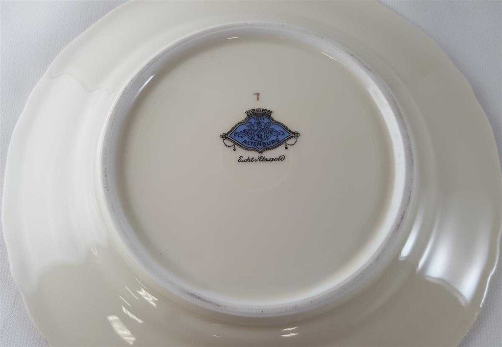 [45813302] Sammelgedeck 3tlg Altenburg Echt Ätzgold gebraucht - sehr gut Bild 12
