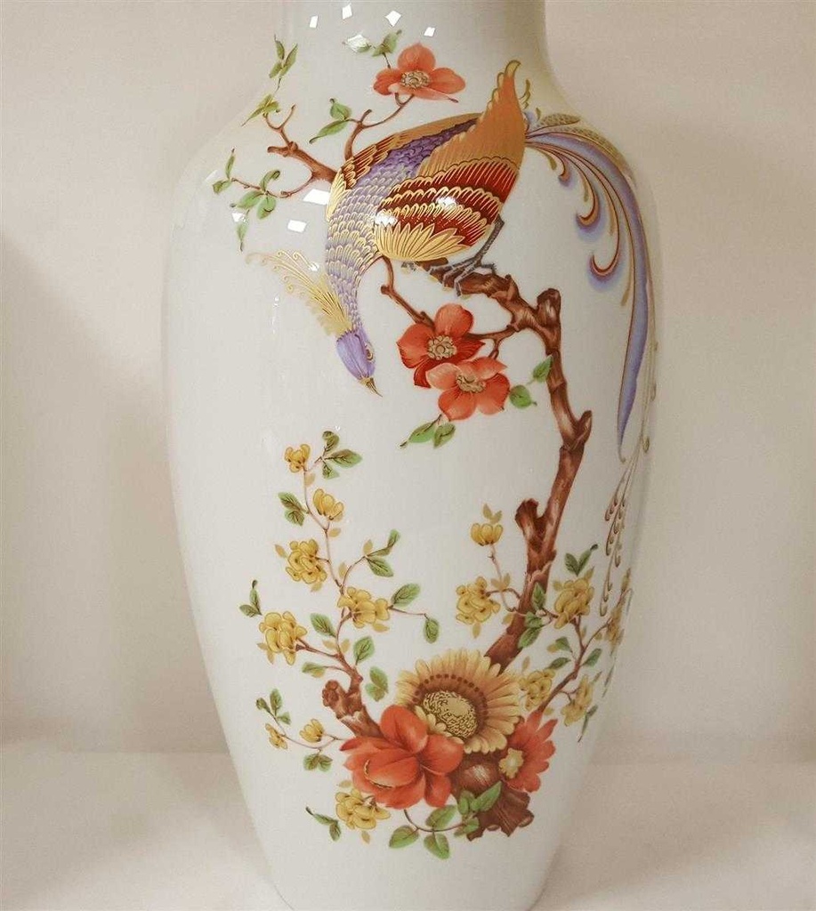 [45813303] Vase 55 cm AK Kaiser Porzellan Olivia Paradiesvogel gebraucht - sehr gut Bild 4