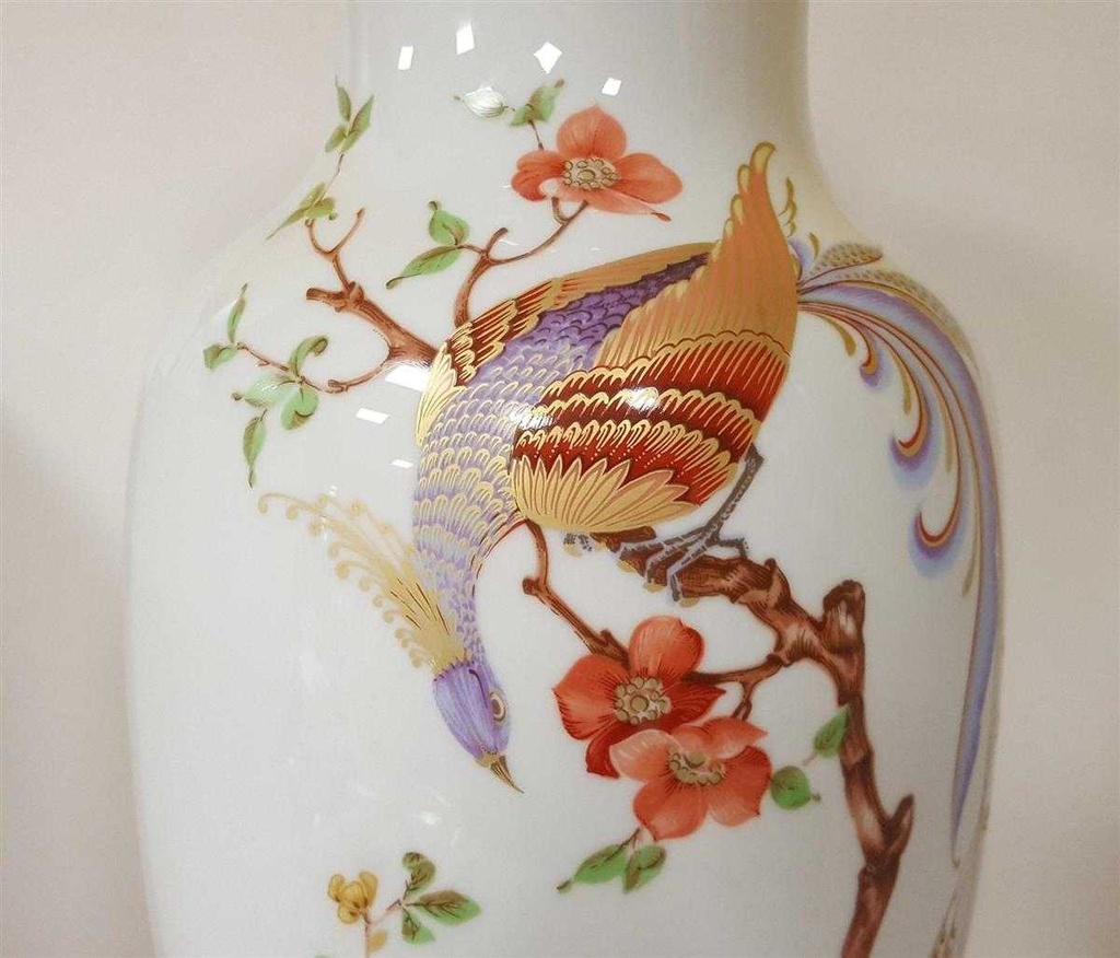[45813303] Vase 55 cm AK Kaiser Porzellan Olivia Paradiesvogel gebraucht - sehr gut Bild 5