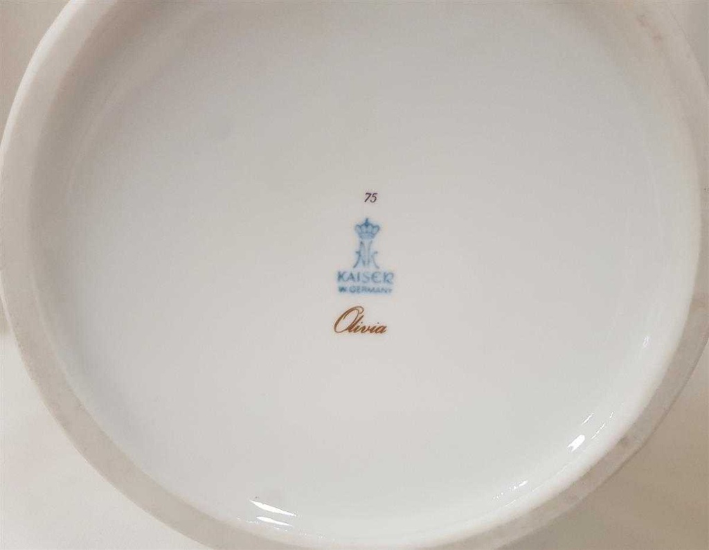[45813303] Vase 55 cm AK Kaiser Porzellan Olivia Paradiesvogel gebraucht - sehr gut Bild 8