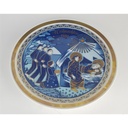 [2118983] Wandteller Sammelteller Weihnachtsteller Bavaria 24,5 cm Porzellan gebraucht - sehr gut Bild 4