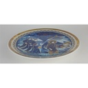 [2118983] Wandteller Sammelteller Weihnachtsteller Bavaria 24,5 cm Porzellan gebraucht - sehr gut Bild 5