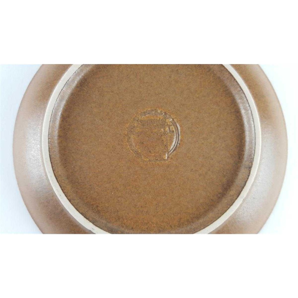 [458133038] Untertasse für Kaffee 14,5 cm Gerz Dekor graubraun Gerzit braun gebraucht - sehr gut Bild 4