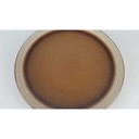 [458133039] Kuchenteller Dessertteller 21,4 cm Gerz Dekor graubraun Gerzit braun gebraucht - gut Bild 3