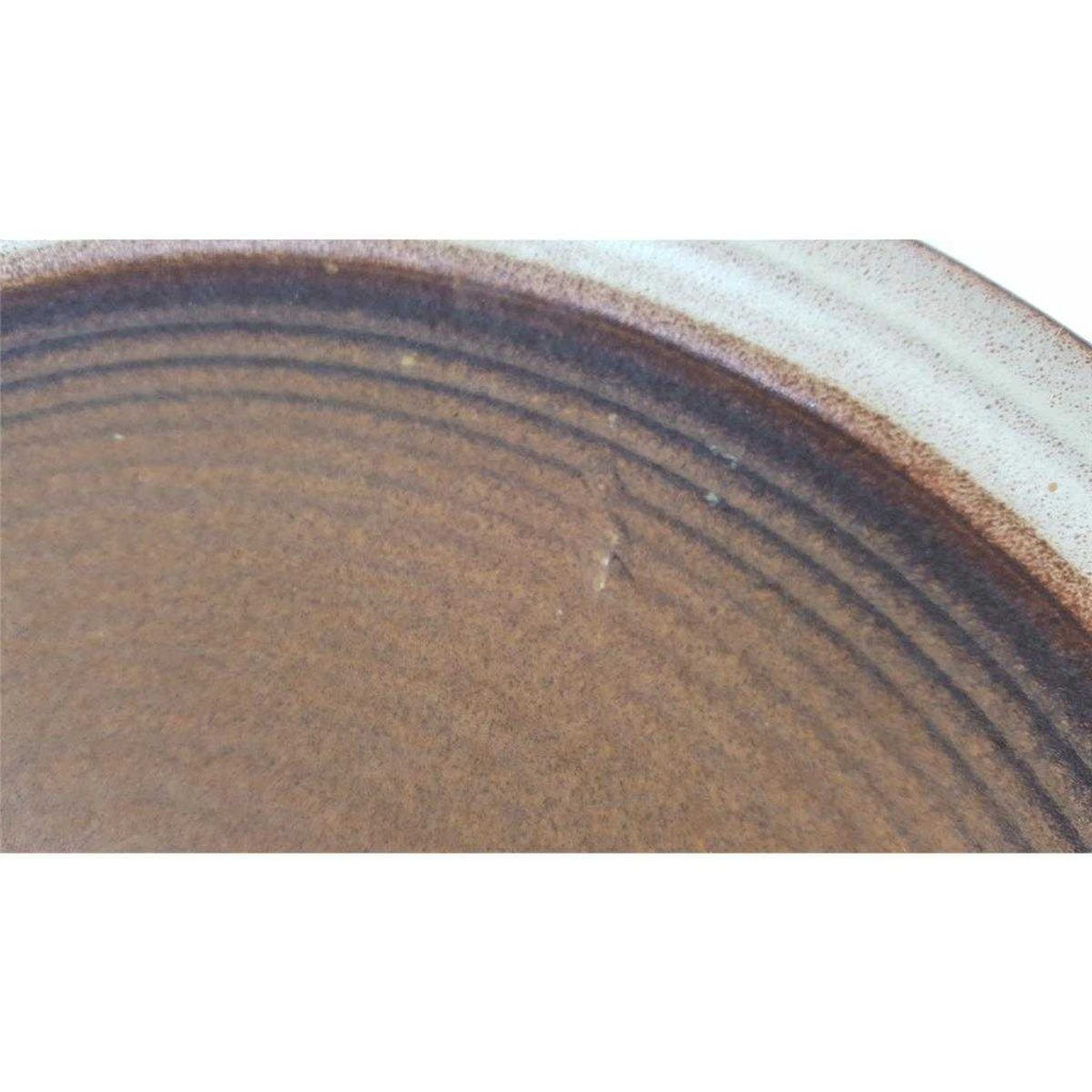 [458133041] Speiseteller Essteller 26 cm Gerz Dekor graubraun Gerzit braun gebraucht - gut Bild 4