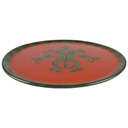 [458133045] Tortenplatte Tortenständer Villeroy & Boch Gallo Piroschka Rot grün gebraucht - gut Bild 2