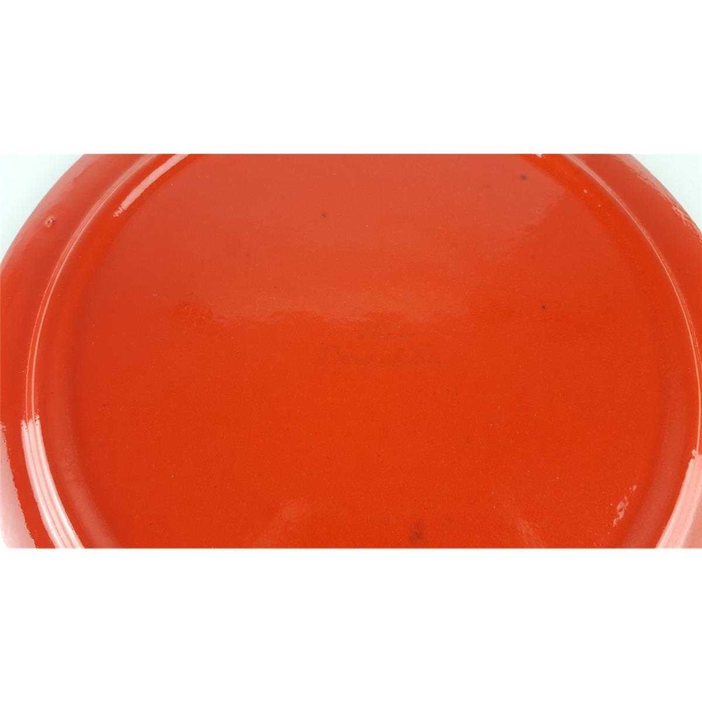 [458133045] Tortenplatte Tortenständer Villeroy & Boch Gallo Piroschka Rot grün gebraucht - gut Bild 4
