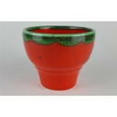 [458133047] Kaffeetasse Tasse Villeroy & Boch Gallo Piroschka Rot grün gebraucht - sehr gut Bild 4