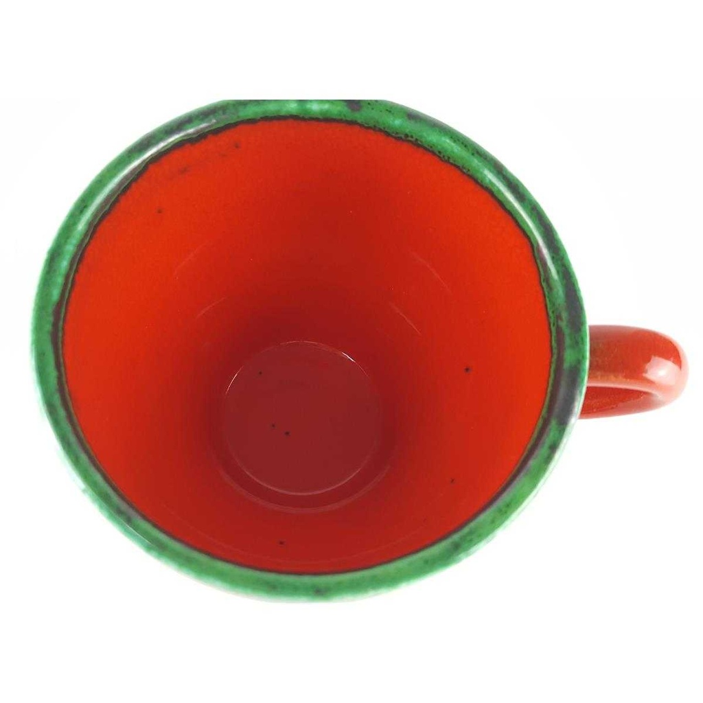 [458133047] Kaffeetasse Tasse Villeroy & Boch Gallo Piroschka Rot grün gebraucht - sehr gut Bild 5