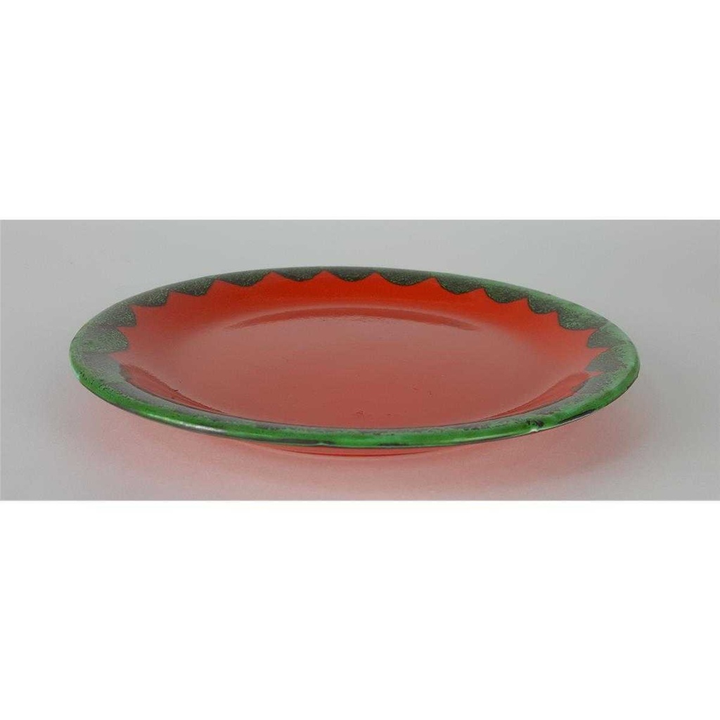 [458133048] Untertasse für Suppe 17 cm Villeroy & Boch Gallo Piroschka Rot grün gebraucht - gut Bild 3