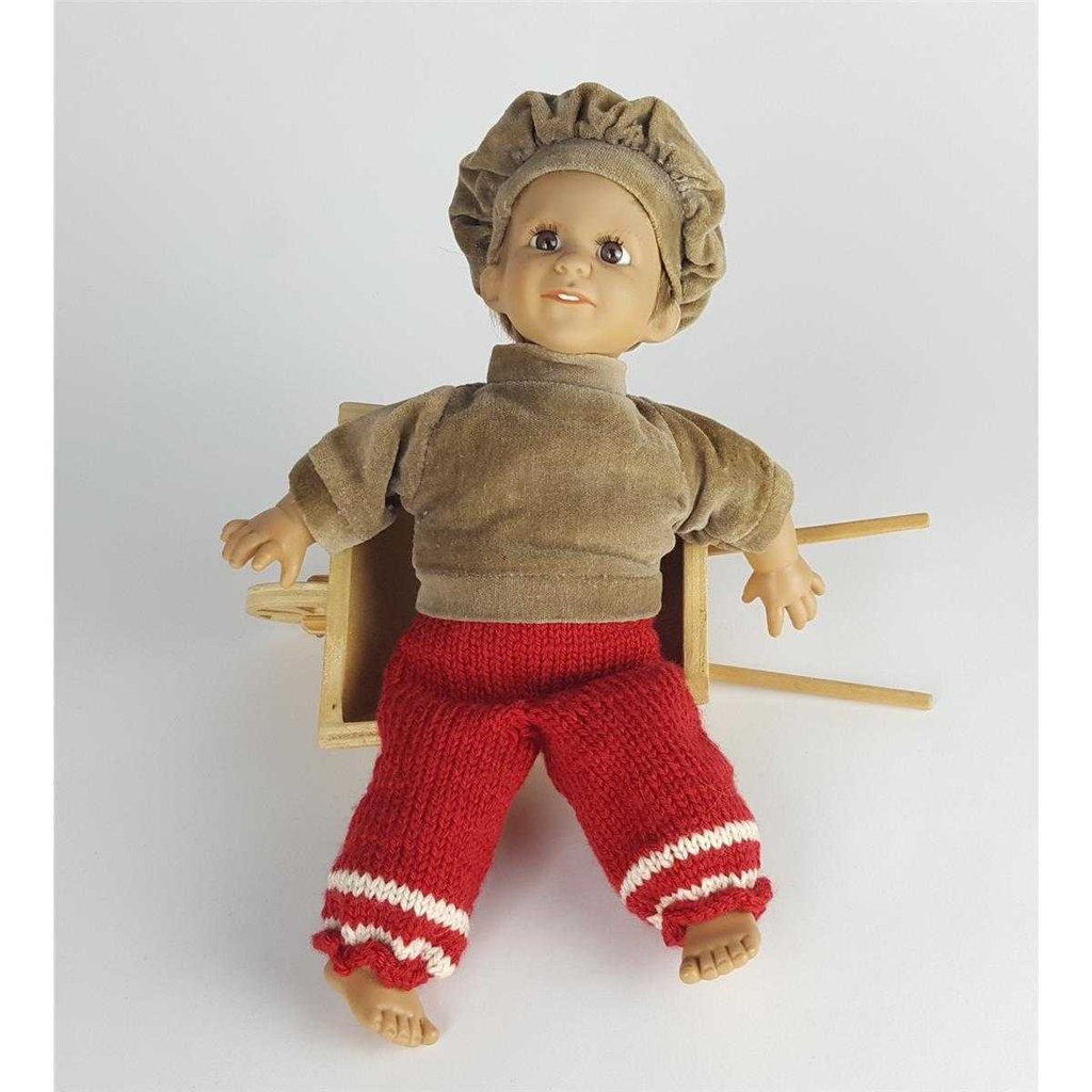 [2118986] 2er Set Charakterpuppen Sammlerpuppen Puppen inkl. Puppenständer mit Schubkarre 4tlg. Bild 5