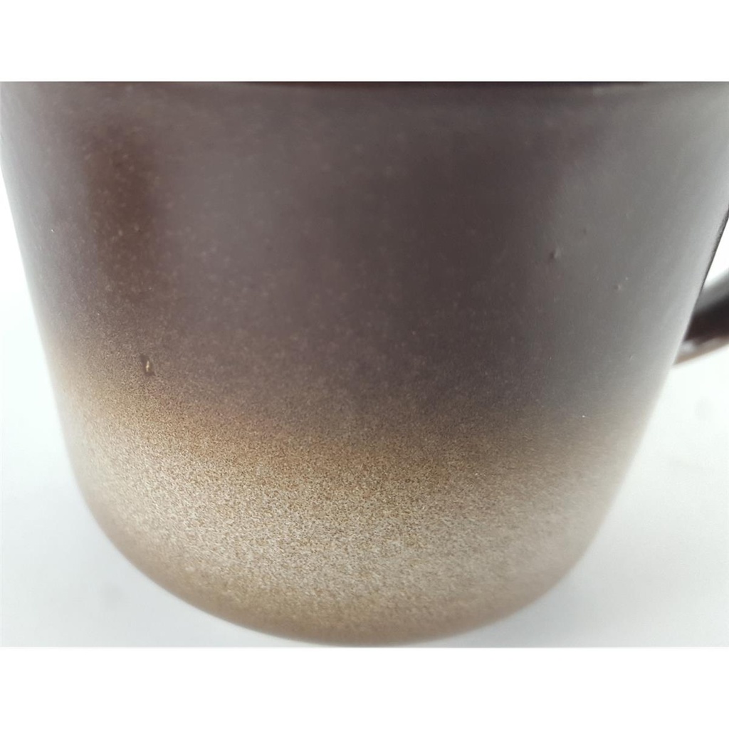 [458133078] Steingut Keramik Kaffeetasse braun H 6,8 cm Bild 7