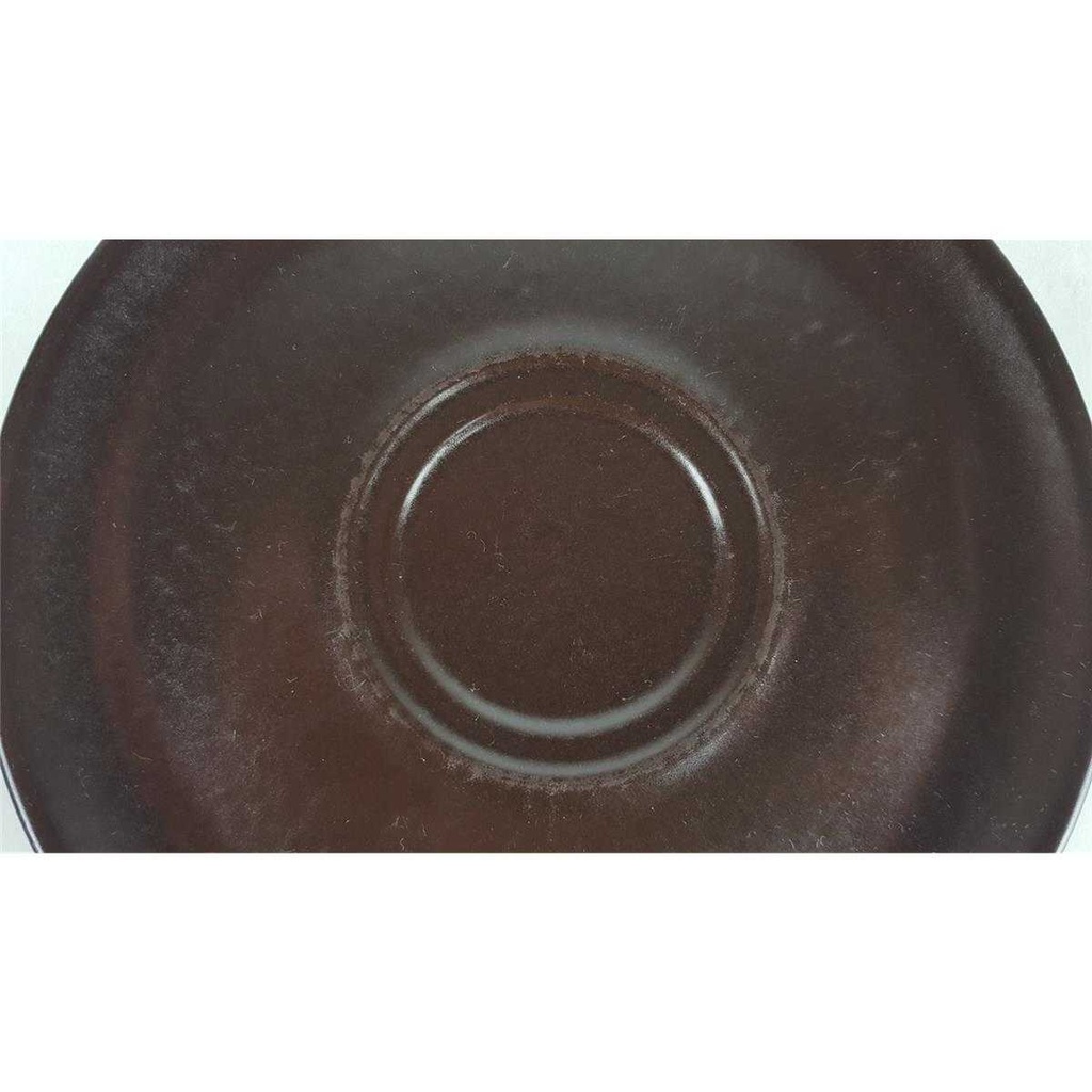 [458133079] Untertasse für Kaffee 14,5 cm Staffel Stoneware braun gebraucht - akzeptabel Bild 3