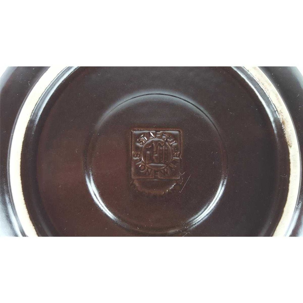[458133079] Untertasse für Kaffee 14,5 cm Staffel Stoneware braun gebraucht - akzeptabel Bild 4