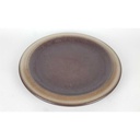 [458133089] Speiseteller Essteller Teller 24,5 cm Staffel Stoneware braun gebraucht - akzeptabel Bild 3
