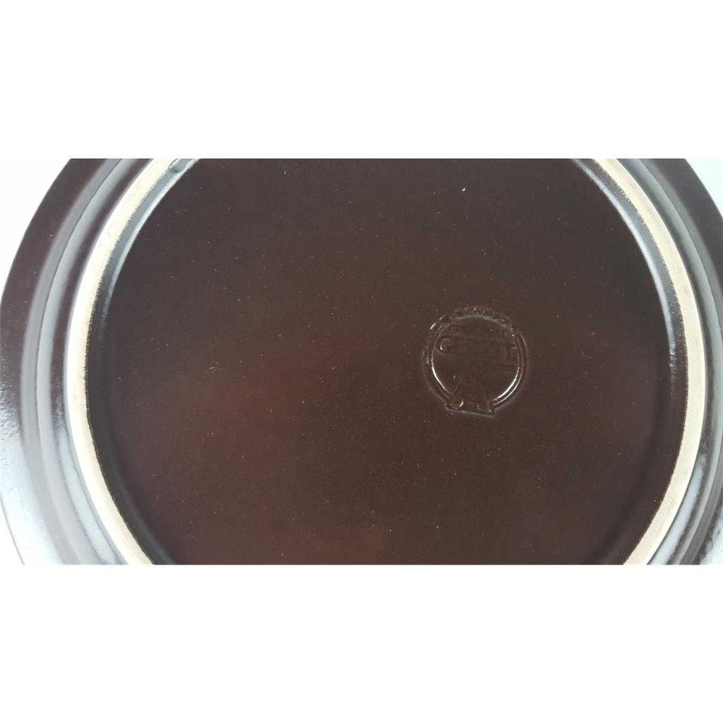 [458133090] Suppenteller 22 cm Gerz Dekor graubraun Gerzit braun gebraucht - akzeptabel Bild 5