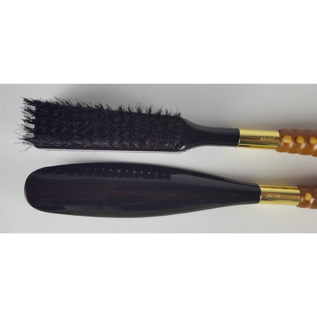 [458133093] Brush & Shoehorn Set Schuhlöffel Bürste Antelope Kopf 2 tlg Japan Bild 5